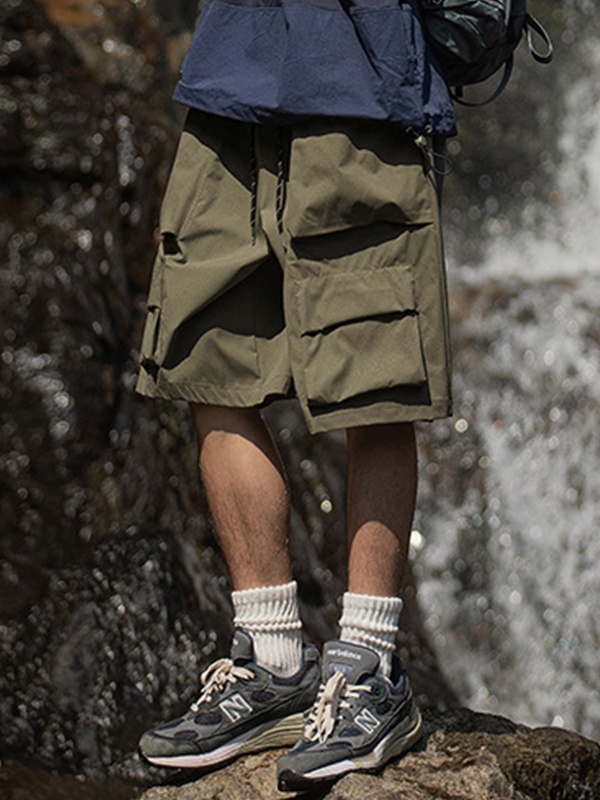 Men's 3D Pocket Cargo Shorts-2