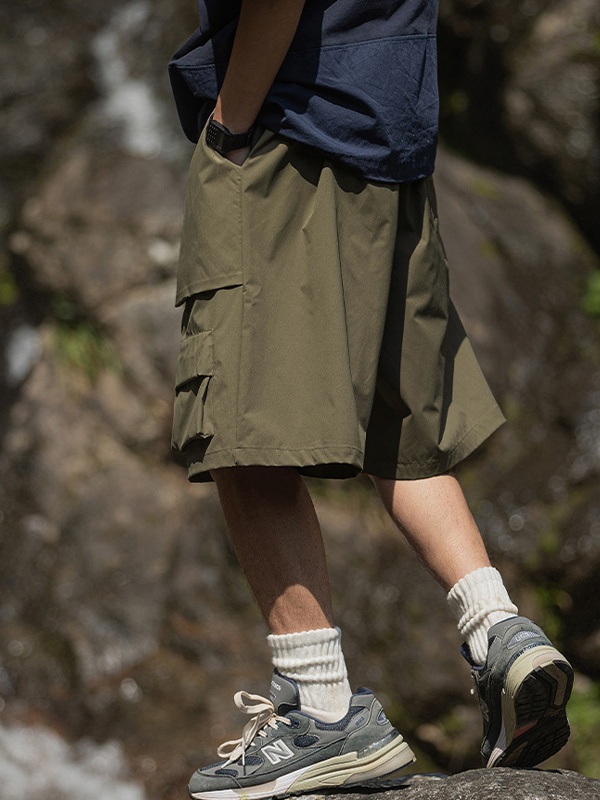 Men's 3D Pocket Cargo Shorts-3