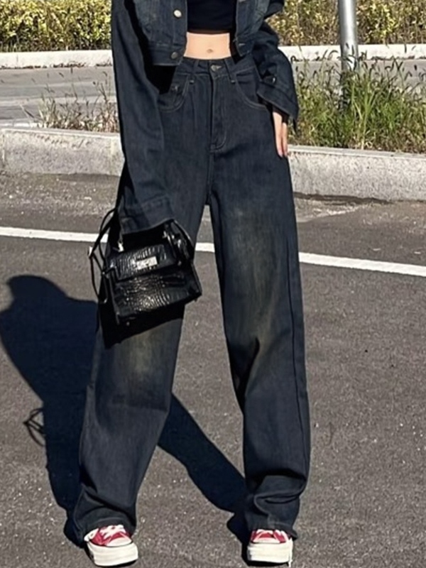 Vintage Distressed High Rise Boyfriend Jeans-3