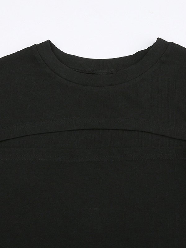 Slash Cutout Ribbed Crop Top-3