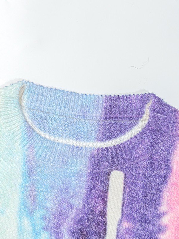 Men's Splash Long Sleeve Knit Sweater-2