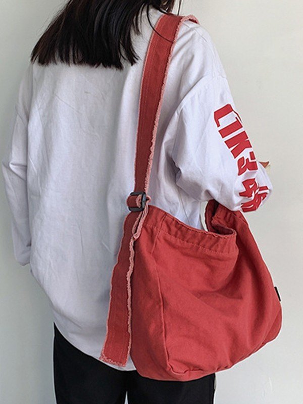 Vintage Distressed Crossbody Bag-2