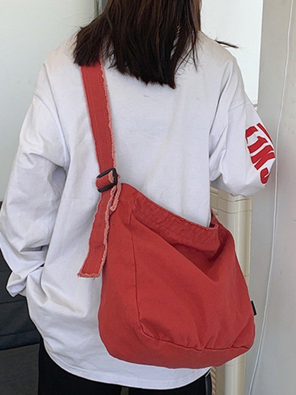 Vintage Distressed Crossbody Bag-3