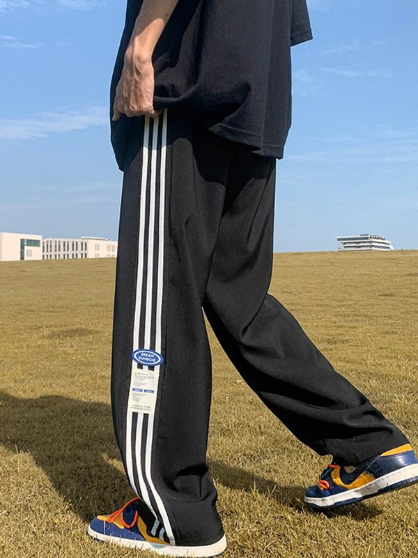Men's Side Striped Casual Sweatpants-2