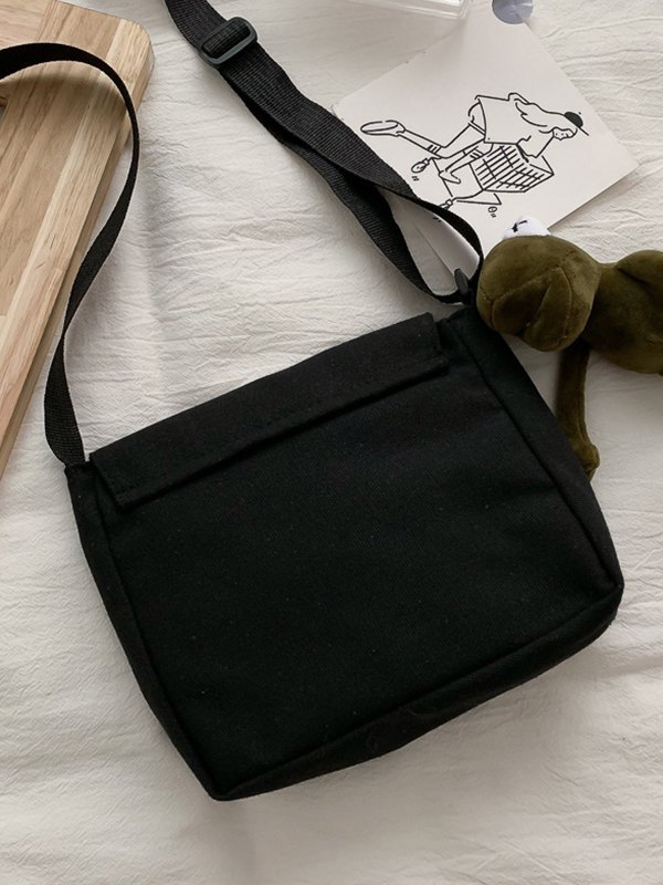 Pendant Design Planet Canvas Crossbody Bag-6